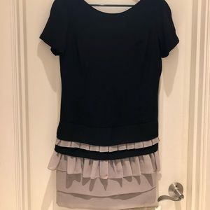 Black and Tan mini dress